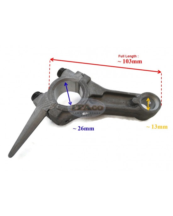 Connecting Rod Con Assy for Honda GX110 GX120 4HP 13200-ZE0-000 Lawnmower Trimmer Motor Engine Connecting Rod Con Assy for Honda GX110 GX120 4HP 13200-ZE0-000 Lawnmower Trimmer Motor Engine