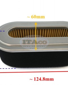 Motor Air Filter Element Cleaner Dual For Robin Subaru EX13 EX17 EX21 Engine 277-32611-07 4.5HP, 6HP, 7HP Lawnmower Rammer