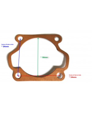 OEM Made in Japan Gasket Cyl Cylinder 106-15001-23 for Robin Subaru EC10 EC10V Motor Lawnmower Trimmer Engine