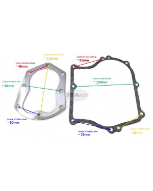 Gasket Set Kit Head Gasket 9PS 227-99001 99002 For Robin Subaru EY20 5HP Motor Lawn Mower Trimmer Engine