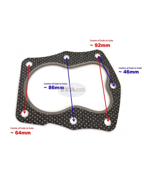 Cylinder Head Gasket 12281-887-306 for Honda G150 EG1000 F400 H35 WA20 Motor Lawn Mower Trimmer Engine Cylinder Head Gasket 12281-887-306 for Honda G150 EG1000 F400 H35 WA20 Motor Lawn Mower Trimmer Engine