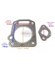 Replaces Honda GX110 GX120 F40 WA WB WD 20 WH15 06111-ZE0-405 Gasket Kit Set w Head Gasket 4HP Lawn mower Trimmer Motor Engine