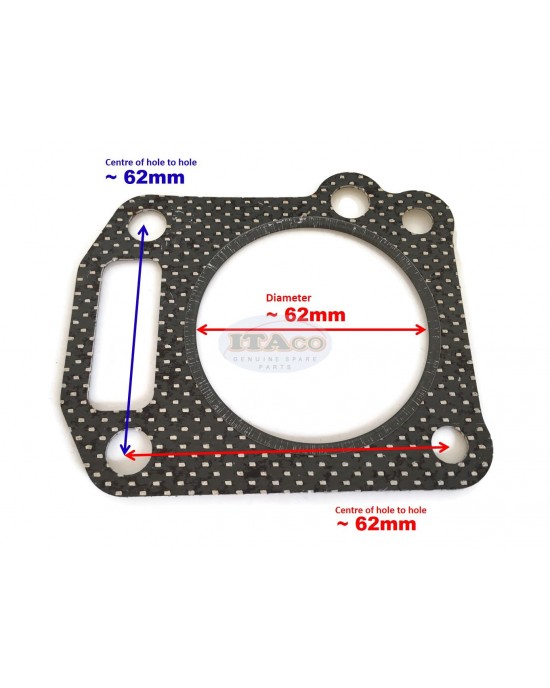 Cylinder Head Gasket 12251-ZH7-801 800 For Honda GX120 GX110 4HP F40 WA WB WD 20 WH15 Generator Engine Cylinder Head Gasket 12251-ZH7-801 800 For Honda GX120 GX110 4HP F40 WA WB WD 20 WH15 Generator Engine