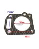 Cylinder Head Gasket 12251-ZH7-801 800 For Honda GX120 GX110 4HP F40 WA WB WD 20 WH15 Generator Engine Cylinder Head Gasket 12251-ZH7-801 800 For Honda GX120 GX110 4HP F40 WA WB WD 20 WH15 Generator Engine