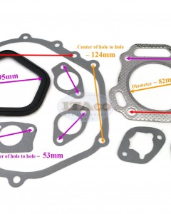 Gasket Set Kit Head Gasket 06111-ZE3-405 06112-ZE3-405, 06111-ZK3-W01, 06111-ZK3-U61 For Honda GX340 11HP Lawnmower Trimmer Motor Engine