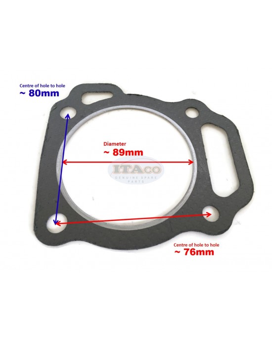 Full Overhaul Head Gasket Kit Set 06111-ZF6-406 06111-ZE3-405 compatible to Honda GX340 GX390 13HP Oregon 50-419 Gas Engine