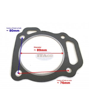 Cylinder Head Gasket 12251-ZF6-W00 Replaces Honda GX340 11HP GX390 13HP EM5000 Generator Water Pump