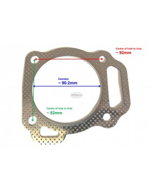 Cylinder Head Gasket replace Honda GX420 GX440 190F 407CC 15-16HP 4-6KW Gasoline Lawnmower Engine