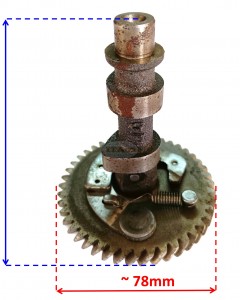 Original OEM Made in Japan Cam Gear Camshaft Assembly 14100 ZE0 812 Honda GX110 GX120 K1 T1 T2 U1 WB20 Lawnmower Engine