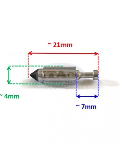 Inlet Carburetor Valve Needle 16011-ZAO-931, 16011-ZA0-931 for Honda GX240 GX270 GX340 GX390 GXV340 GXV390 Lawnmower Trimmer Motor Engine