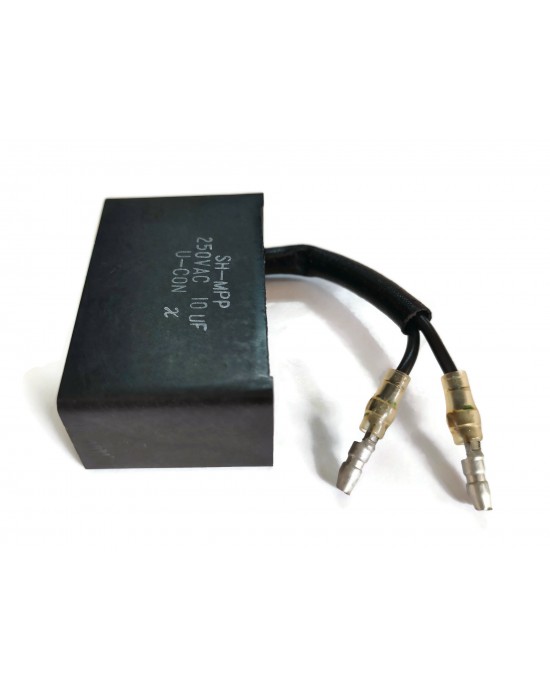 Original OEM Made in Japan Motor Condenser Condensator 10MF SX900 383-21000-08 compatible to Robin Subaru R600 R650 Motor Lawnmower Trimmer Generator Engine