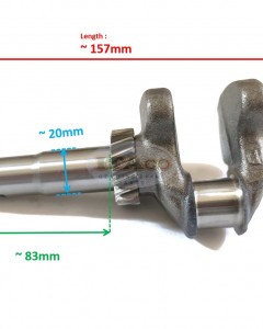 Genuine Robin Subaru R600 R 600 Crankshaft CP Generator OEM 230-20301-11 Made in Japan Lawnmower Trimmer Motor Engine