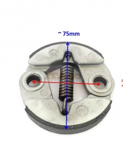 Clutch Shoe Assembly FR66843A For Honda GX31 GX35 GX35N Mitsubishi TL33 TL43 TLE43 TL52 T170 T180 TU43 T200 Kawasaki G3K G4K ZENOAH G35L Trimmer Brush Cutter Motor Engine