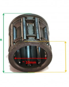 Original Made in Japan Piston Pin Bearing Needle 541-25013-00 10x14x13 for Robin Makita Subaru Power Pro EC04 NB411 EPH100 RBC410 Motor Lawnmower Trimmer