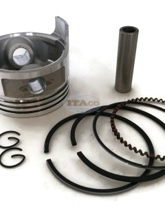 Piston Kit w Ring Set, Pin & Clip Assy Cylinder Parts for Robin EY20 EH18 5HP 67.75mm 4-Stroke Motor Tractor Water Pump Lawnmower Engine