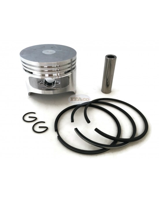 Piston Kit w Ring Set, Pin & Clip Assy 227-23401-03 Cylinder Parts for Robin EY20 EH18 5HP 67mm 4-Stroke Motor Tractor Water Pump Lawnmower Engine