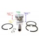 ITACO New Fits Honda G200 Piston Kit Includes Piston, Rings, Pin and Clips ITACO New Fits Honda G200 Piston Kit Includes Piston, Rings, Pin and Clips