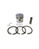 Agricultural Piston Assy Ring Set bore 62MM Compatible For Yamaha MF150 EF1400 Generator YP 4-stroke Multi-Purpose Engine