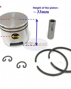Piston Kit Ring Set Assy For Tanaka TBC 328 Sum Chinese BG328 36MM Brush Cutter Weedeater Grass Cutter Trimmer Engine