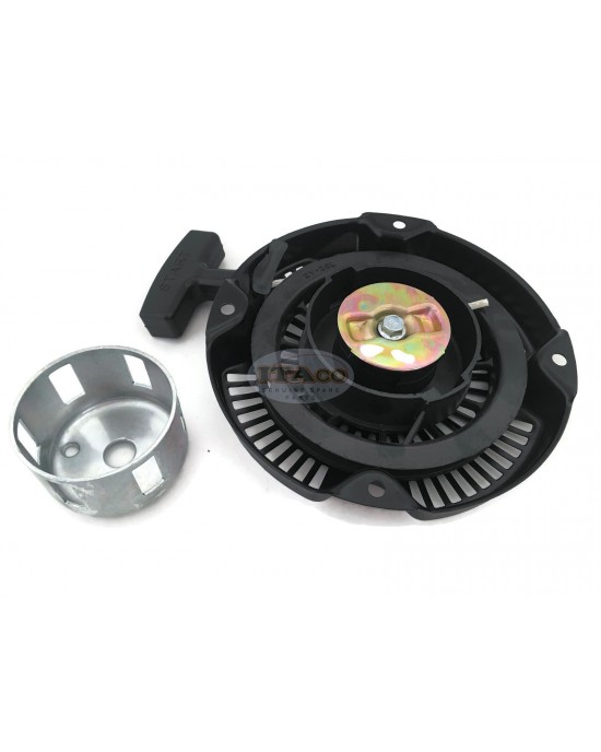 Pull Recoil Rewind Stater with Cup Pulley 268-50201-30, 268-50201-40 For Robin Subaru EH12 EH12-2 4HP 268-50201-00 40 Lawnmower Engine