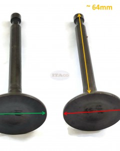 Intake Suction Exhaust Valve In Ex for Honda GX160 GX200 GXV160 14711-ZF1-000 14721-ZF1-000 Lawnmower Trimmer Motor Engine