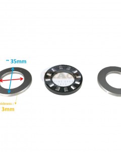 OEM Japan Thrust Bearing Fit Suzuki Outboard DT 9.9HP 15HP 16HP 09263-20024 K 20L04 3pcs