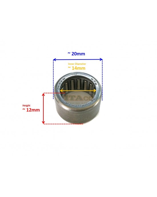 Boat Motor Made in Japan Needle Bearing Drive Shaft 369-60211-0 M 23 16124 for Tohatsu Nissan Mercury Mercruiser Outboard  4HP 5HP 6HP 2/4-stroke Marine Engine