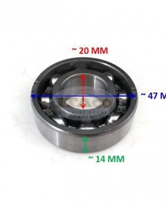 Boat Motor 30-803733 1 8037331 Ball Bearing Mercury Mariner Mercruiser Outboard 6HP - 9.9HP 2/4 stroke Engine