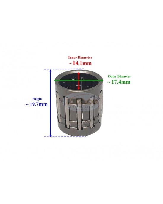 Boat Motor Piston Pin Needle Bearing Brg 350-00042-0 31 16052 for Tohatsu Nissan Mercury Outboard NS M 4HP 5HP 2 stroke Engine