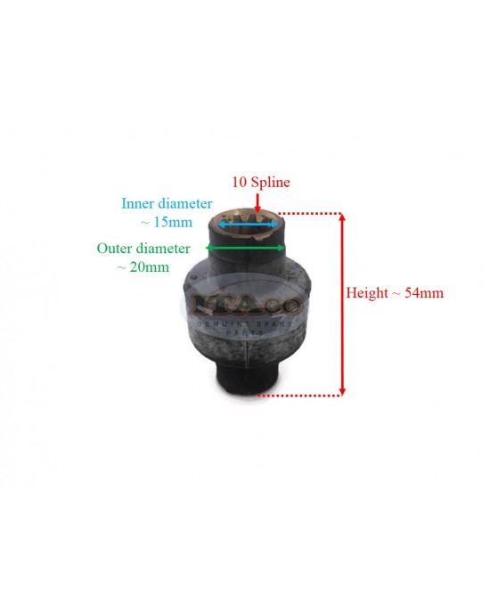 Boat Motor Propeller Prop Bush Bushing 58120-93700 58120-93701 for Suzuki Marine Outboard DT DF 8HP 9.9HP 15HP 2/4 stroke Engine Boat Motor Propeller Prop Bush Bushing 58120-93700 58120-93701 for Suzuki Marine Outboard DT DF 8HP 9.9HP 15HP 2/4 stroke Engine