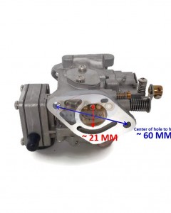 Boat Engine 812648 T 3303-812647T1 3303-812648T Carburetor Assy for Mercury Mariner Quicksilver Marine 2-Stroke 4HP 5HP Outboard Motor