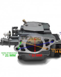 Boat Motor Made in Japan Original OEM Carburetor Carb Assy 3G2-03100- 4 0 M for Tohatsu Nissan Outboard M NS 9.9HP 15HP 18HP 2-stroke Engine