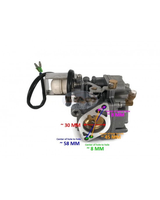 Boat Motor Carburetor Carb Assembly F25-05070000 65W-14901 for Yamaha Parsun Outboard F 25HP 4 stroke Engine