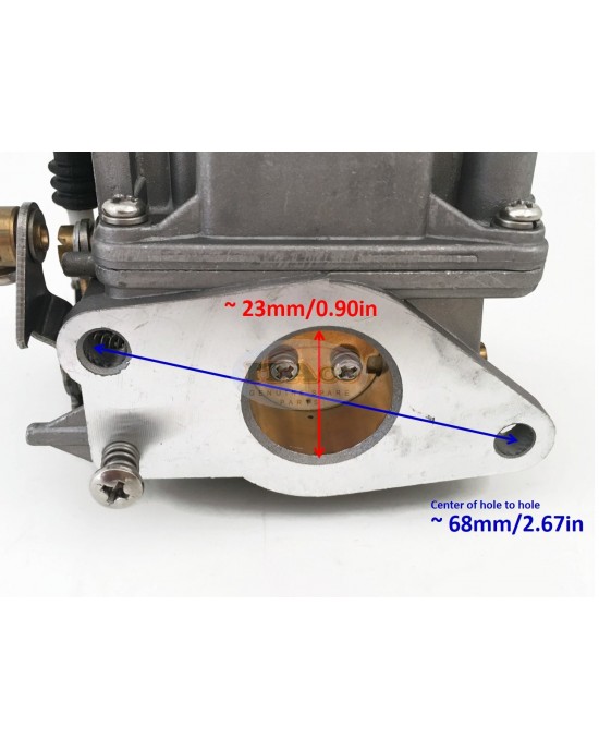 Boat Motor 66M-14301-12-00 Carburetor Assy for Yamaha Outboard motor 4-stroke 15hp F15 electric motor Outboard Engine