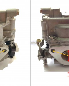 Boat Motor 6AU-14301-40 41 30 00 01 Carburetor Assy for Yamaha Hidea Outboard F 9.9 hp Outboard Motor