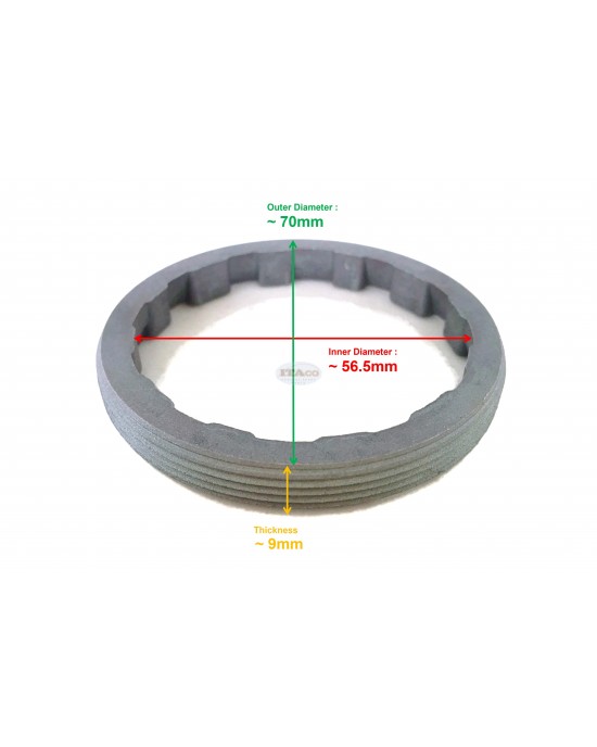 Boat Motor Clamp Nut 664-45384-02 01 00 for Yamaha Outboard Lower Casing Drive C 20HP 30HP 25HP 2 stroke Engine