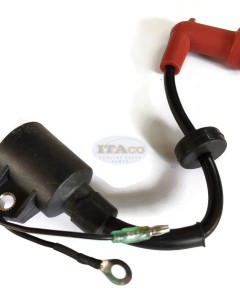 Boat Motor 63V-85570-00 T15-04001200 Ignition Coil Assy for Yamaha Parsun Hidea Powertec Outboard T 9.9HP 15HP 2-stroke Engine