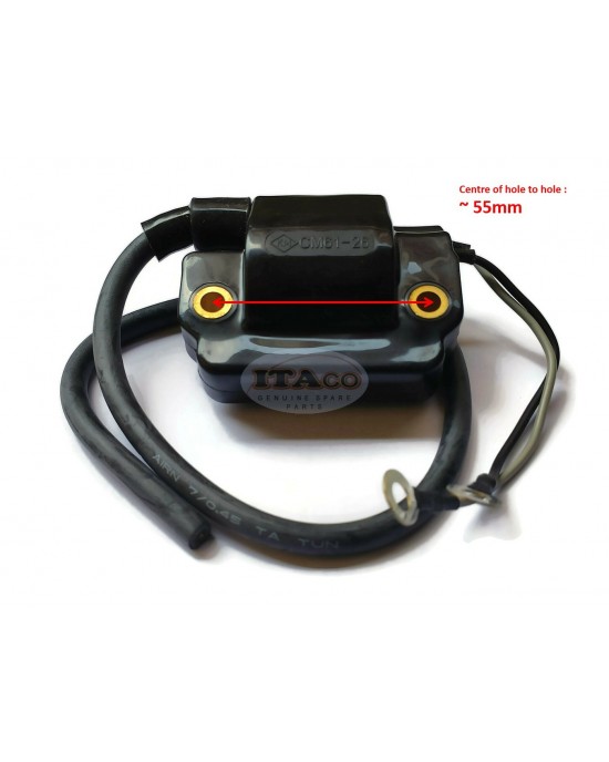 Boat Motor Ignition Ign Coil Assy 697-85570-11-00 697-85570-10-00 55 hp 90 hp marine for Yamaha Outboard CV 55 C90 55HP 90HP 1984-91 2 Stroke Engine Boat Motor Ignition Ign Coil Assy 697-85570-11-00 697-85570-10-00 55 hp 90 hp marine for Yamaha Outboard CV 55 C90 55HP 90HP 1984-91 2 Stroke Engine
