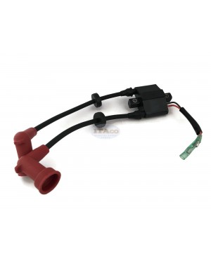 Boat Motor Ignition Coil w/ Plug Cover Assy 3BJ-06040-1 339-879147A71 879147A71 For Tohatsu Nissan Mercury Mercruiser Quicksilver Outboard 9.9HP 15HP 20HP 4-stroke Engine