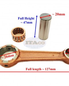 Boat Motor Connecting Rod Con Kit Crank Pin 629 803674 For Mercury Mariner Quicksilver Outboard NS 9.9HP 15HP 18HP 2 stroke Engine