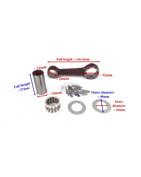 Boat Motor Connecting Con Rod Kit Assy 689-11651 689-11650 For Yamaha Outboard E 25-30HP 2-stroke Motor Engine Boat Motor Connecting Con Rod Kit Assy 689-11651 689-11650 For Yamaha Outboard E 25-30HP 2-stroke Motor Engine