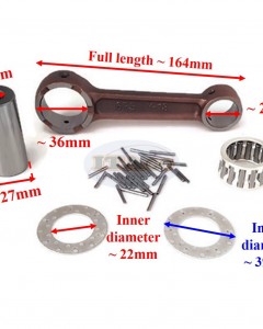 Boat Motor Connecting Con Rod Kit Assy Washer Bearing For Yamaha Outboard 6F5-11651-00 6F5-11650 40HP 40 E40 X K M 2 stroke Engine