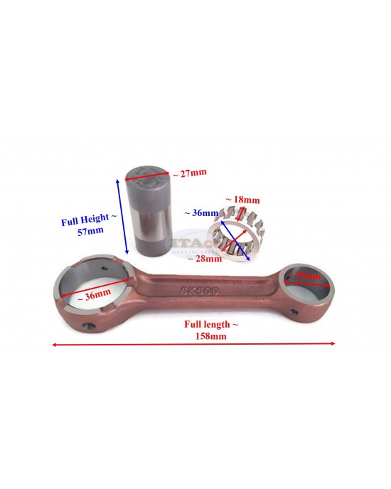 Boat Motor Connecting Rod Kit Assy 6K5-11650 6K5-11651 Crank Pin Bearing For Yamaha Outboard 60HP 70HP E 60 Engine Boat Motor Connecting Rod Kit Assy 6K5-11650 6K5-11651 Crank Pin Bearing For Yamaha Outboard 60HP 70HP E 60 Engine