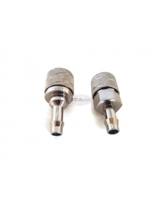Boat Motor 2x Fuel Hose Connector 5/16" For Suzuki Outboard Boat Engine IN OUT 197787-3 8MM Boat Motor 2x Fuel Hose Connector 5/16" For Suzuki Outboard Boat Engine IN OUT 197787-3 8MM
