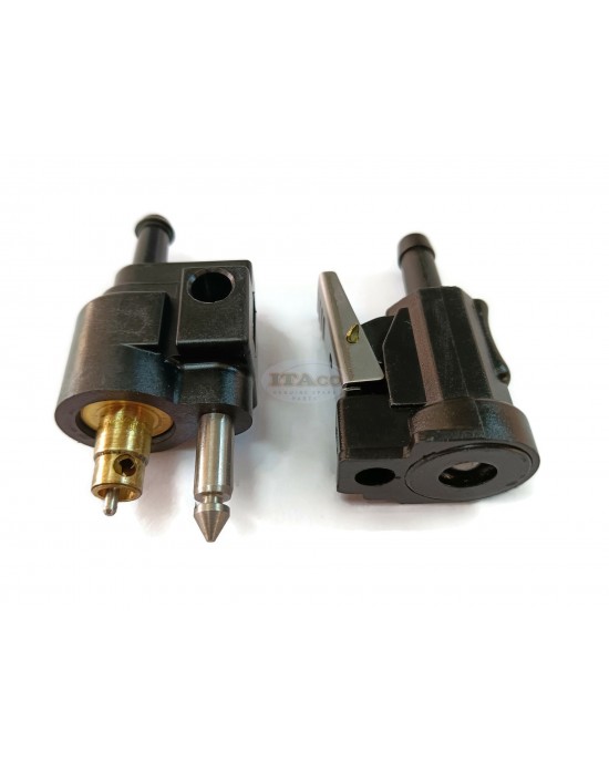 Boat Motor Male Adaptor Fuel Connector 6MM 1/4" for Yamaha Parsun Tohatsu Nissan Suzuki Honda Johnson Evinrude Outboard Engine