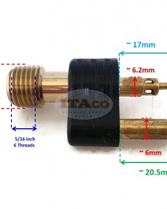 Boat Marine Outboard Motors Fuel Fitting Tank NPT 1/4" Male Connector For Moeller 033400-10 Johnson Evinrude Marine OMC BRP Connector Engine