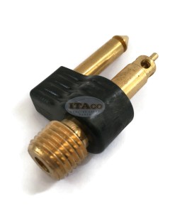 Boat Motor Moeller Marine Fuel Fitting Tank NPT 1/4" Male Connector For Mercury Mariner Mercruiser Marine Outboard Male, Two Prong Clip Style,1998 and Newer Motor Engines