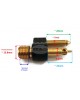 Boat Motor Moeller Marine Fuel Fitting Tank NPT 1/4" Male Connector For Mercury Mariner Mercruiser Marine Outboard Male, Two Prong Clip Style,1998 and Newer Motor Engines