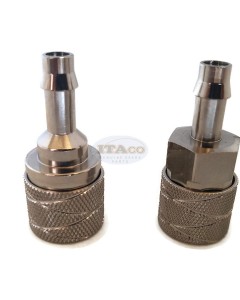 Boat Motor 2x Socket Fuel Line Connector 8MM 5/16" For Suzuki Sierra Chrylser Outboard 65750-98505 65750-95500 95510 18-8062 Engine