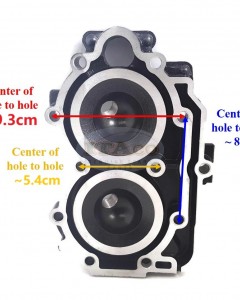 Boat Motor Cylinder Head Cover 6B4-11111-00-1S TE15-05000001 For Yamaha Parsun Outboard 9.9HP 13.5HP 15HP 2-stroke Engine